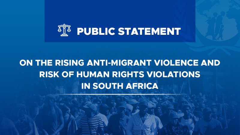 On Increasing Violations Against Migrants and Refugees in South Africa