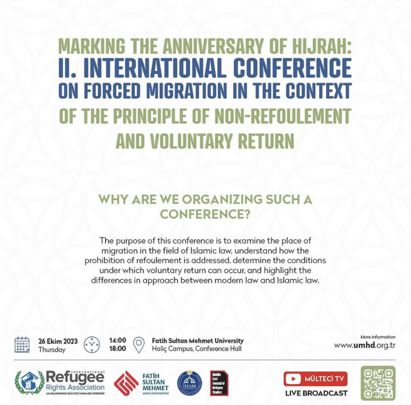 Marking the Anniversary of Hijrah: II. International Forced Migration Conference