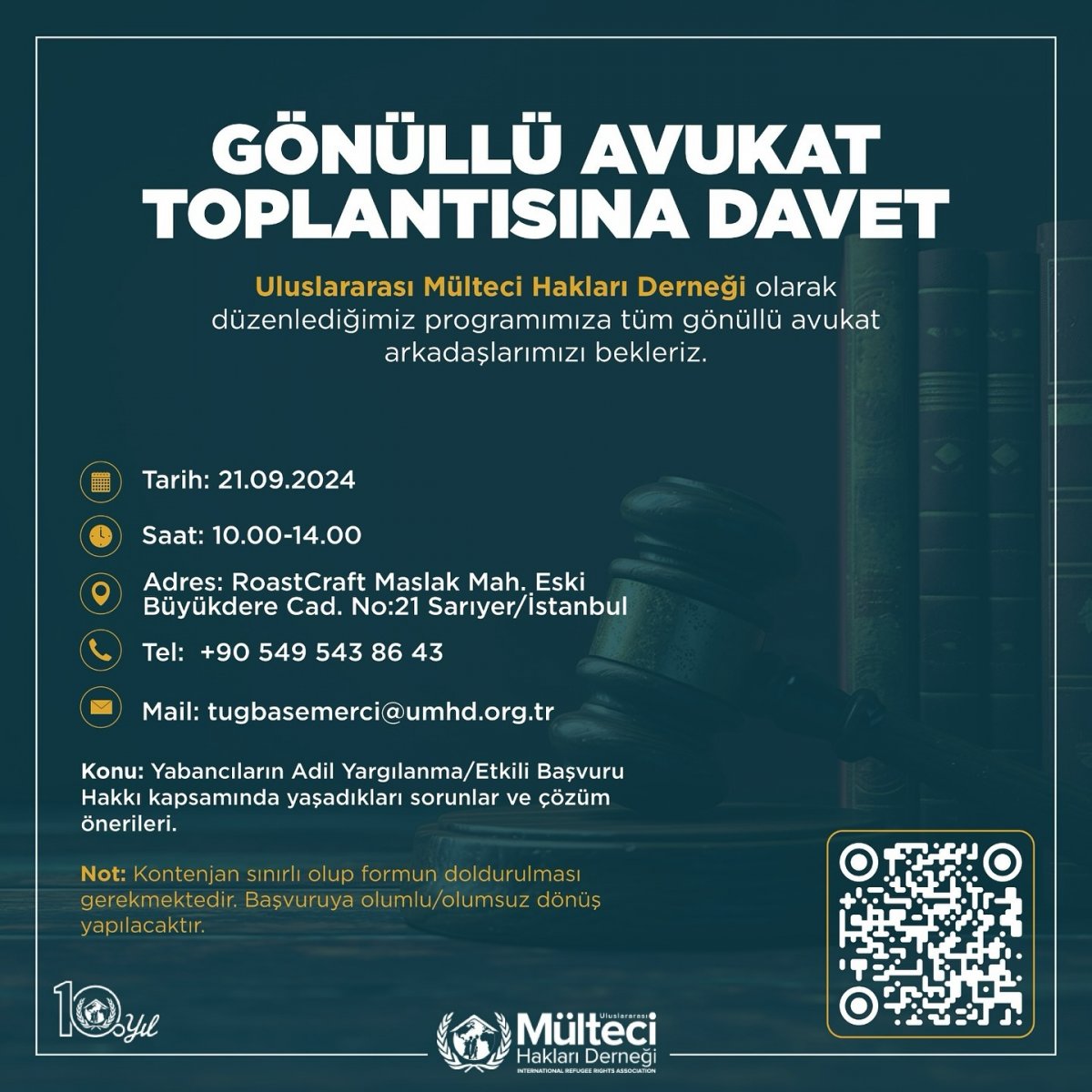 GÖNÜLLÜ AVUKAT TOPLANTISI