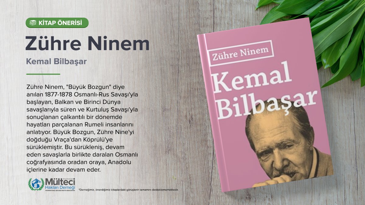 KİTAP ÖNERİSİ |Zühre Ninem, Kemal Bilbaşar