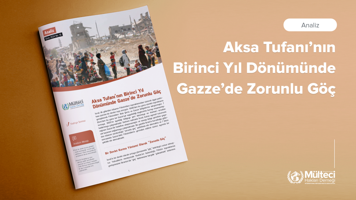 Aksa Tufanı’nın Birinci Yıl Dönümünde Gazze’de Zorunlu Göç