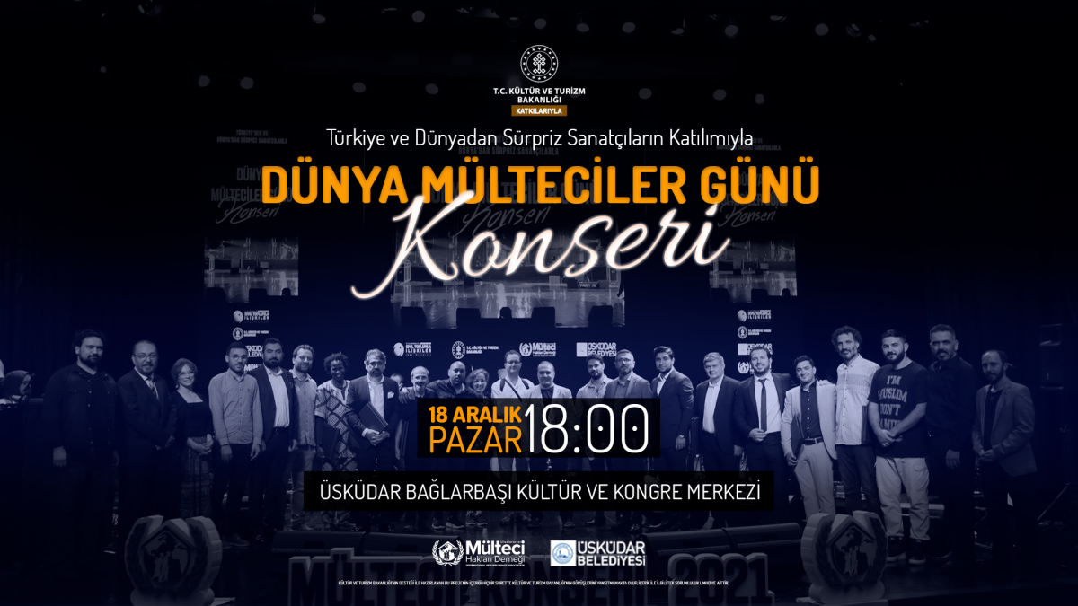 18 Aralık Pazar günü Dünya Mülteciler Günü Konseri düzenlenecek | Akit'teyiz