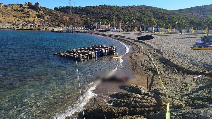 Foça'da, kaçak göçmen cesedi kıyıya vurdu!