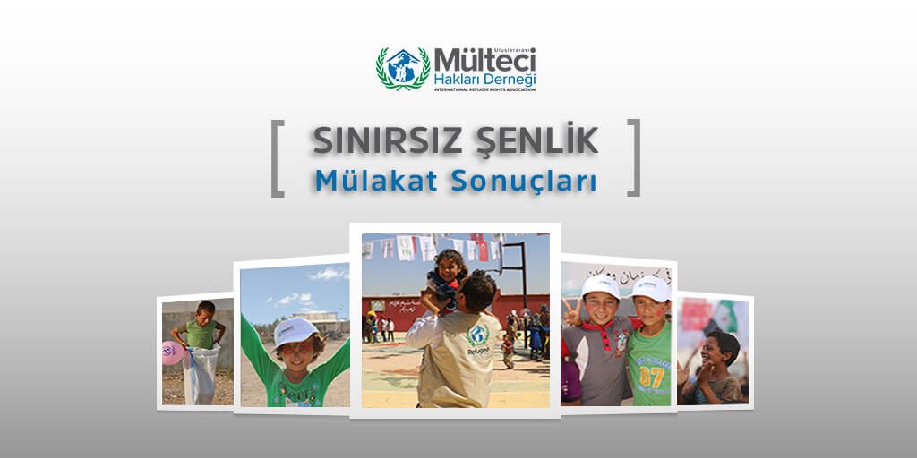 Sınırsız Şenlik gönüllü mülakat sonuçları