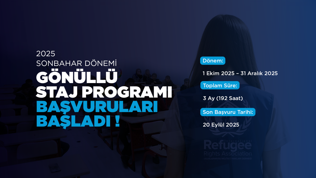 UMHD 2025 Sonbahar Dönemi Gönüllü Staj Programı Başvuruları Başladı!